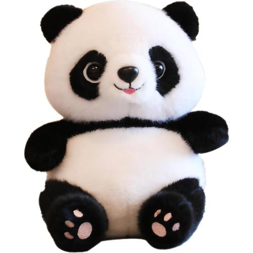 Cute Panda Stuffed Animals, 7.8'' Panda Plush Toy Birthday Christmas Valentine’s Day Gift for Kids Girlfriend (C)