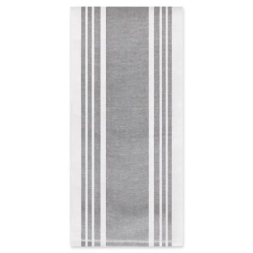 2pk All-Clad Striped Dual Kitchen Towel in Pewter