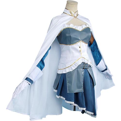 CandyTune Sayaka Miki Cosplay Women Blue Suit Costume Full Set Halloween Medium/Large