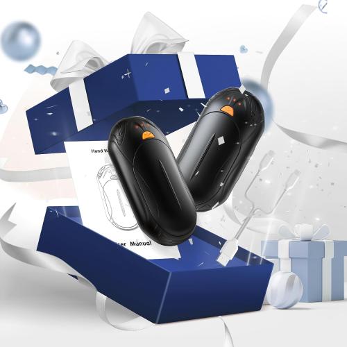 AI Hand Warmers Rechargeable 2 Pack, AI Smart Chips Electric Hand Warmers, 20Hrs Long Safe Heat, Portable Pocket Heater