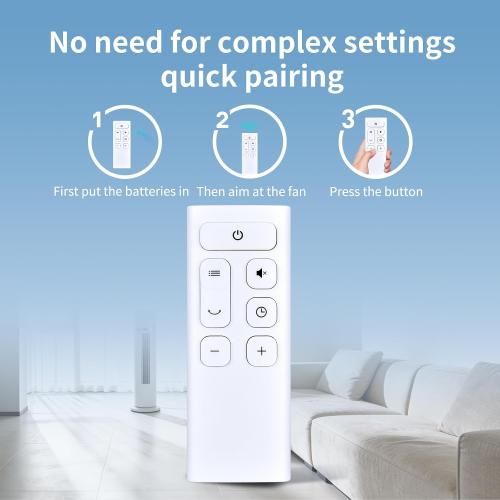Replace Remote for ZICOOLER/Senmeo UML-018/UML-046 Oscillating Fan