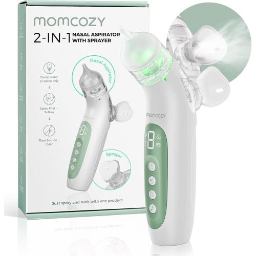 Momcozy BreezyClear™ 2-in-1 Electric Nasal Aspirator for Baby with Spray