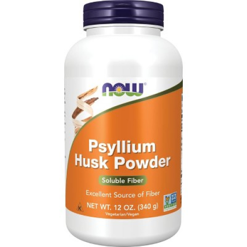NOW Fiber Supplements Foods Psyllium Husk Powder 12 oz Pwdr