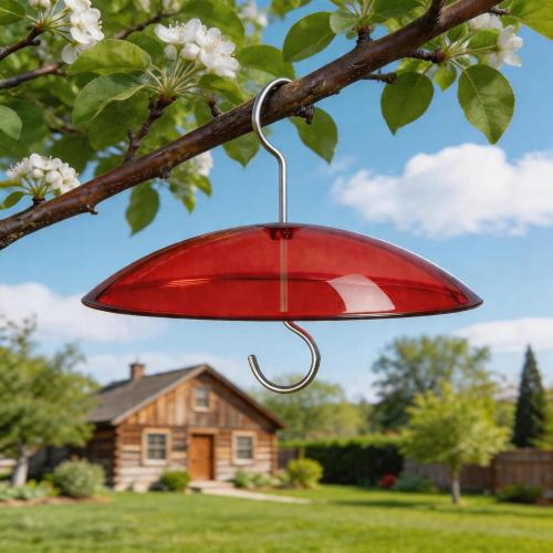 8 Mini Plastic Rain Cover for Bird Feede