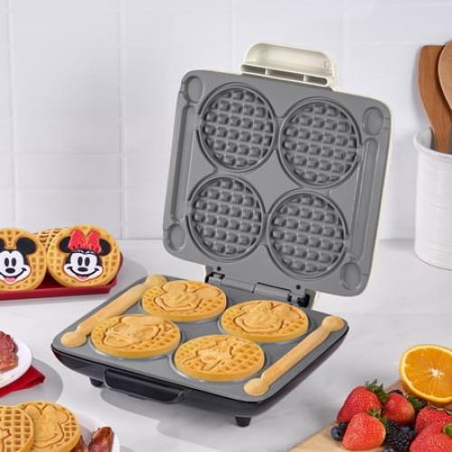 Dash Disney Mickey &Friends No-Drip Waffle Maker MAY HAVE MISSING ACCESSORIES/ NEEDS CLEANING