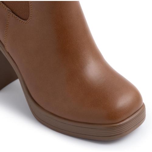 Athelfit Women's Chunky Heel Platform Chelsea Ankle Boots 8‼️