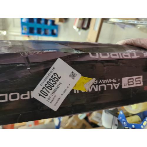 Sunpak - PlatinumPlus 5858D 58 Tripod - Black