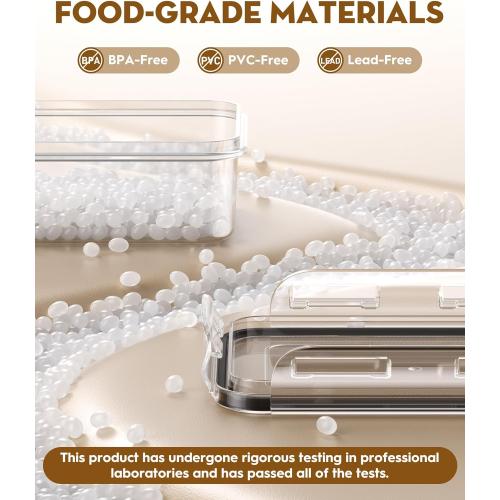 BiuLeon 40 PCS Food Storage Containers with Airtight Lids, BPA-free Plastic