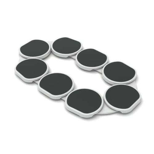Lazy Susan Turntable for Rectangular Long & Oblong Tables Dining - Full Set
