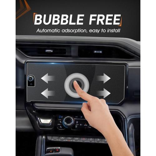 CDEFG Matte Anti Glare For 2022-2025 2026 GMC Sierra Screen Protector - 13.4 Inch Matte Tempered Glass - Sierra 1500 2500HD 3500HD Touchscreen Accessories