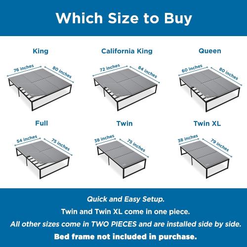 Meliusly Heavy Duty 10mm Bunkie Board Queen Size (60x80'') Patent Pending Low Profile Bed Board Design - Breathable, Noise Minimizing, Moisture Resistant Bunkieboards, Low Profile Bed Support