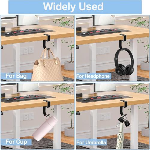 2PCS Purse Hook for Table Heavy Duty Purse Hanger for Table