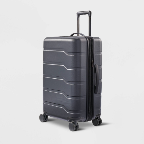 Hardside Medium Checked Spinner Wheels Suitcase - Open Story™ Gray