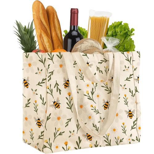 Miss Adola Extra Large Canvas Grocery Tote Bag