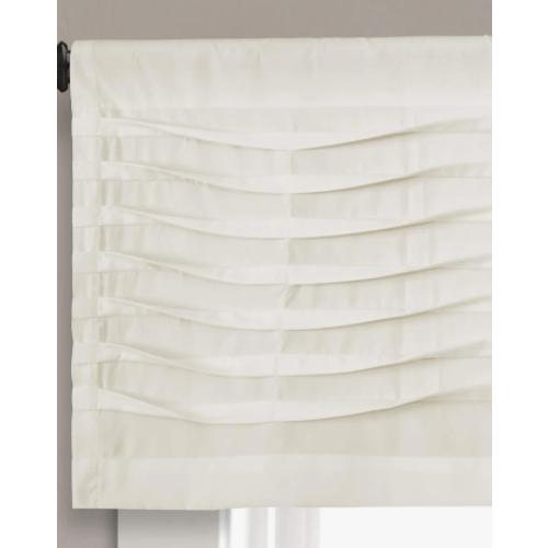 Lush Decor Cream Wave Texture Valance