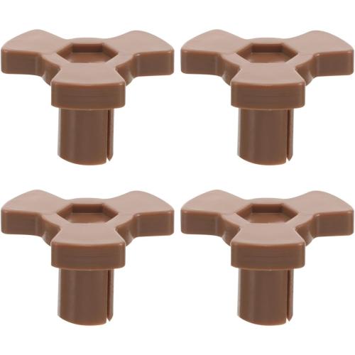 Unomor Microwave Oven Turntable Coupler Microwave Tray Drive Coupling Replacement Part Guide Support Coupler 4 Pack for Oven Parts & Accessories Repair