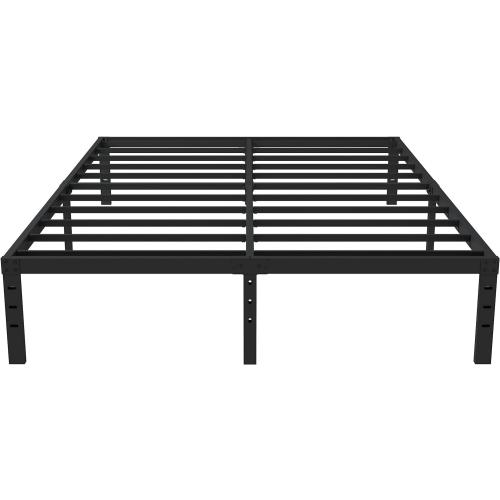 Queen Bed Frame No Box Spring Required Metal Platform