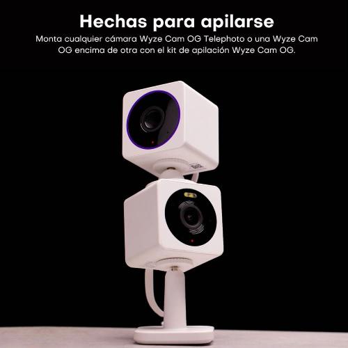 Wyze Cam OG Indoor/Outdoor 1080p Wi-Fi Smart Home Security Camera with Color Night Vision, Built-in Spotlight, Motion Detection, 2-Way Audio, Compatible with Alexa & Google, White, Free Expert Setup