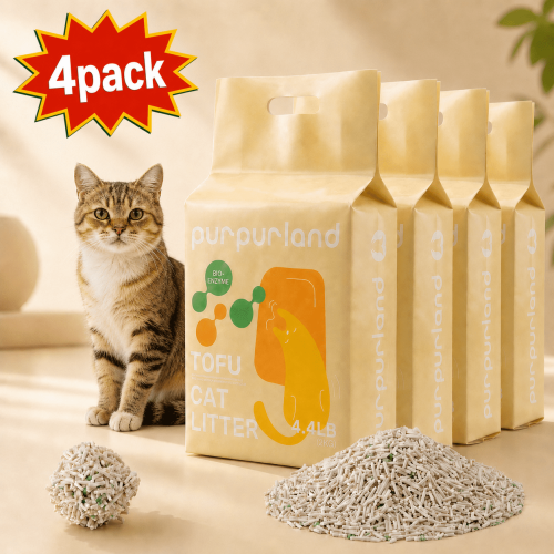 1 PACKAGE‼️‼️PURPURLAND Tofu Cat Litter Clumping Unscented