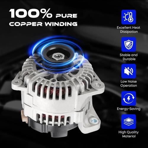 New Alternator 3.5 3.5L for Nissan Quest 2004-2009, 145Amp