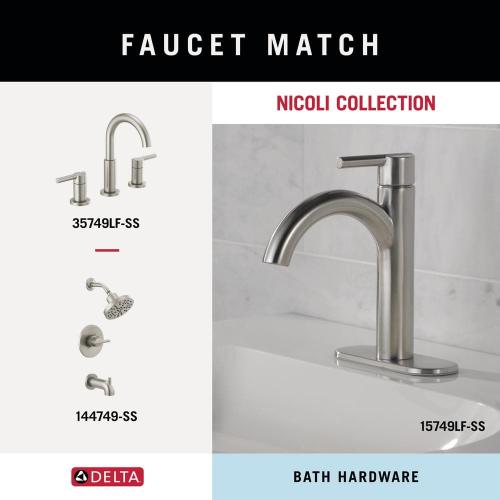 Nicoli Wall Mount Pivot Arm Toilet Paper Holder Bath Hardware Accessory in Brushed Nickel