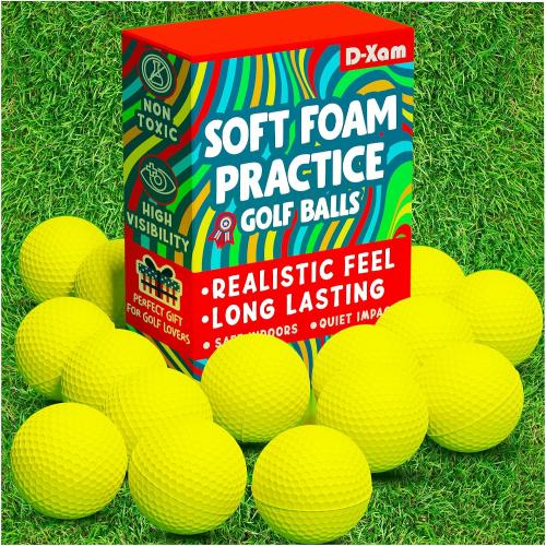 Foam Golf Balls Bulk 40, 24 or 15 Pack Practice Golf Ball Multicolor 41mm