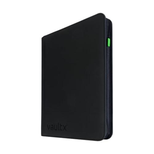 Vault X 16 Pocket XXL Trading Card Zip Binder, 1088 Cards, Premium Exo-Tec Album Material, 34 Side-Loading Pages, Folder for Collectible Games, Sports, TCG (Black)