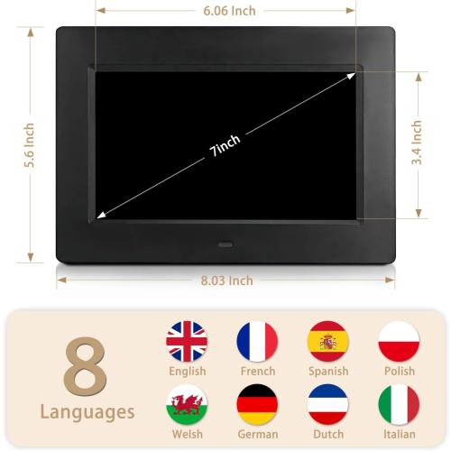Digital Alarm Clock with Date and Day of the Week for Dementia Seniors, Multiple Alarm Types Sets,Voice Announcement Time, Auto DST, Gifts for Elderly People with Dementia & Alzheimers
