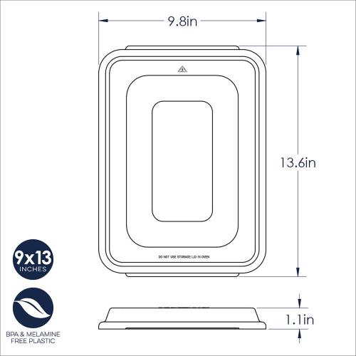 Nordic Ware 9 in. W X 14 in. L Pan Cover