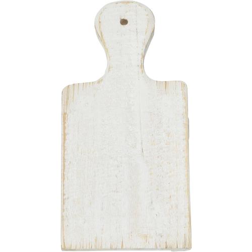 Creative Co-Op Decorative Wood Pedestal, White