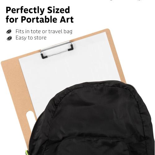 13x17 Drawing Board with Clip, Rubber Bands and Carry Handle