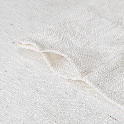 Chyhomenyc Natural Blend Linen Curtains 30 Inch Length, 2 Panels
