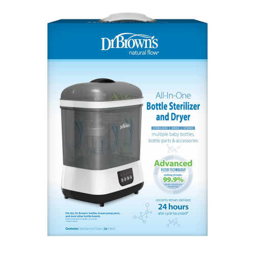 Dr. Brown's All-In-One Bottle Sterilizer & Dryer ‼️has stains and dust and also could be missing items ‼️