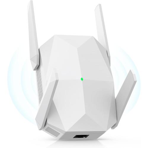 2026 AX3000 WiFi 6 Extender Signal Booster, Multi-Link Connectivity Internet Extender WiFi Booster for Home, Dual Band Long Range WiFi Repeater, Up to 19000 Sq. Ft. (White)