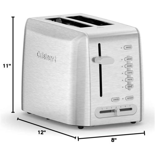 Cuisinart 2-Slice Custom Select Metal Toaster‼️light dirt‼️