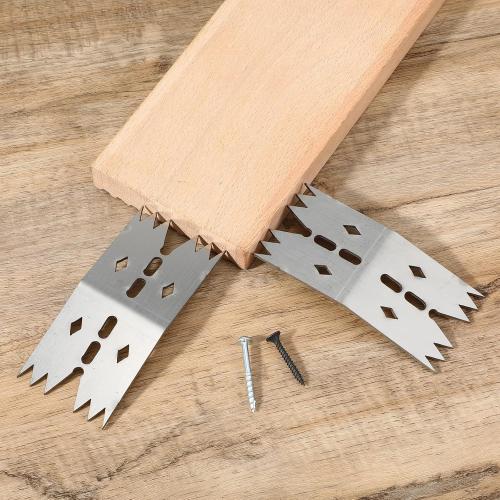 6PCS Stainless Steel Clamping Dogs, Bench Dog Hold Down Clamps, Workshop Clamps for Router Sled, CNC, Panel Flattening (4.3x2 inch)
