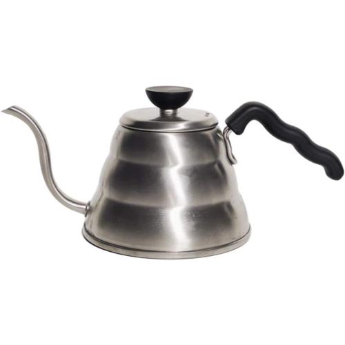HARIO V60 Buono Stovetop Gooseneck Kettle, 1L Silver