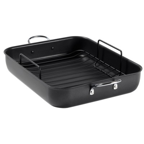T-Fal Simply Cook 13x16 Nonstick Roaster Black