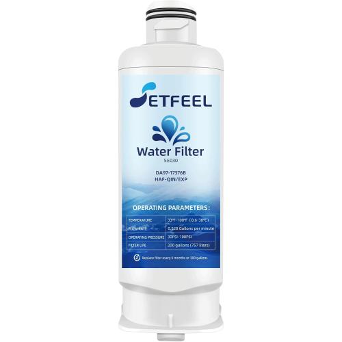 SETFEEL DA97-17376B Rs27t5200sr Water Filter Replacement for Samsung Haf-qin/exp Haf-qin Da97-08006c Hafqin Rf28t5001sr Rf27t5201sr Rs22t5201sr Rf29a9671sr Rf27t5241sr Rf27t5201sg, 1 Pack