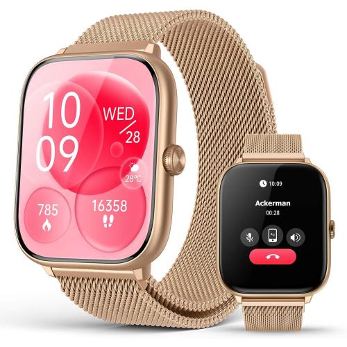 EarlySincere Luxury Smart Watch Women, 2.06 HD AMOLED AOD Bluetooth Call