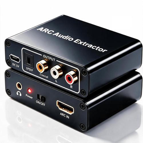 HDMI ARC Audio Extractor 192KHz HDMI ARC to RCA Audio Converter