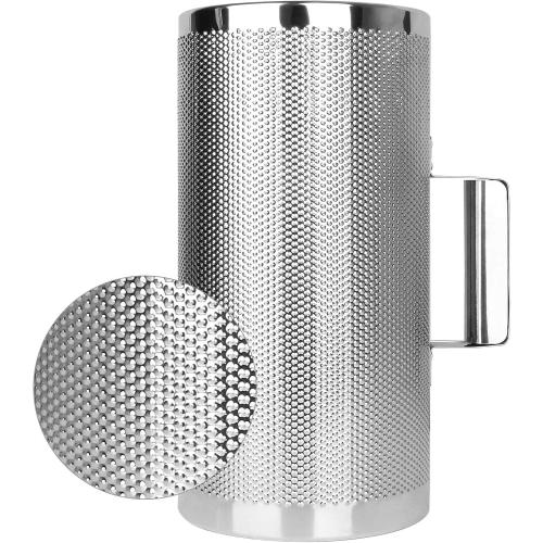 12 x 6 Stainless Steel Guiro Instrument Latin Percussion Metal Guiro Shaker with Scraper Percussion Instrument, Guira Dominicana, Wiro Musical