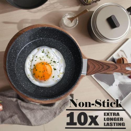 Kitchen Academy Pots and Pans Set Non Stick, Induction Cookware