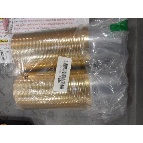 Hioasis 100Pcs 9OZ Clear Plastic Cups with Gold Trim