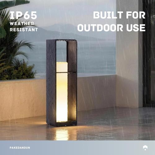 LED Corner Floor Lamp, IP65 Solar Lanterns Outdoor Waterproof