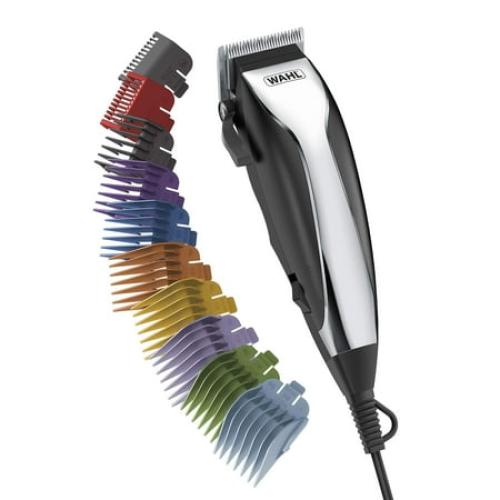 UNTESTED WAHL Home Haircutting Kit With Color Guards for Easy Identification Model 79722 Black