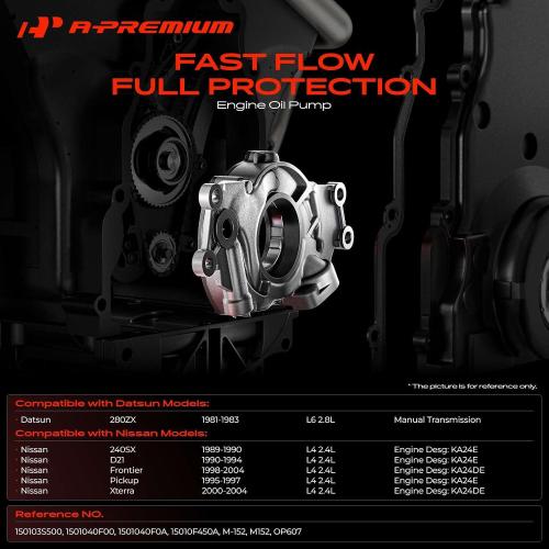 A-Premium Engine Oil Pump for 2.4L 2.8L