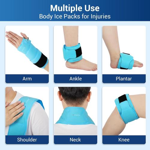 Comfytemp 24.5 Extra Long Wrist Ice Pack Wrap for Carpal Tunnel Relief