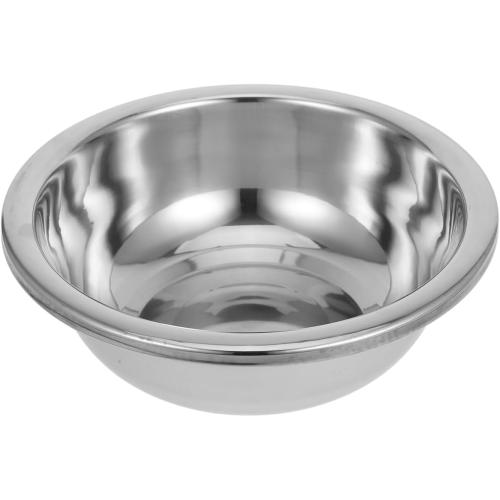 PRETYZOOM Large Stainless Steel Kitchen Basin 15 Inch Multipurpose Mixing Bowl for Vegetable Washing Dough Making and Face Washing