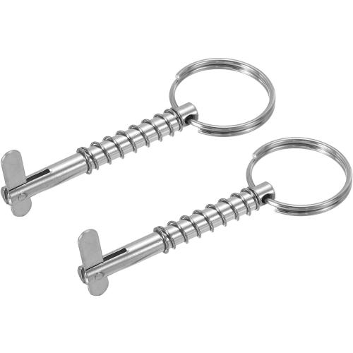 PATIKIL 316 Stainless Steel Quick Release Pin Bimini Top Pins Boat Marine Hardware with Drop Cam & Spring for Deck Boat Bimini Top
